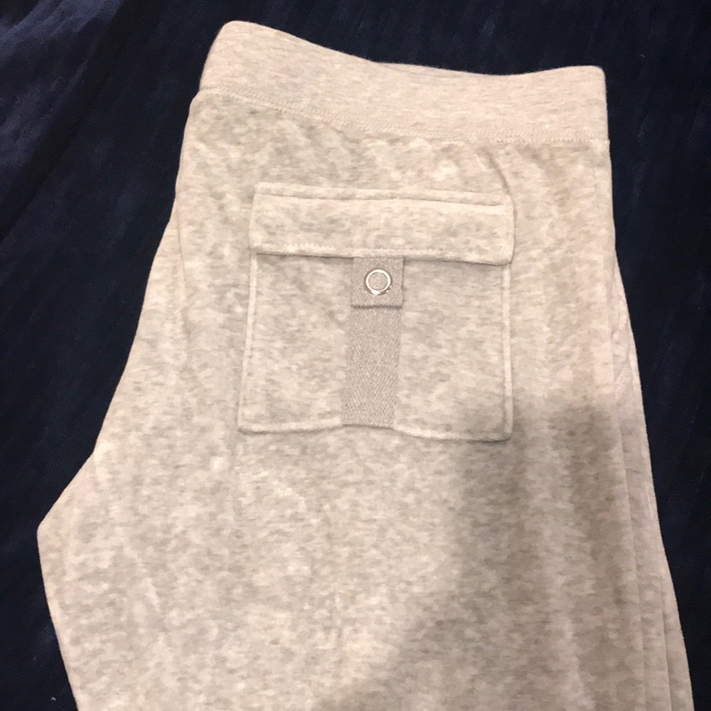 Juicy Couture flare velour track pant